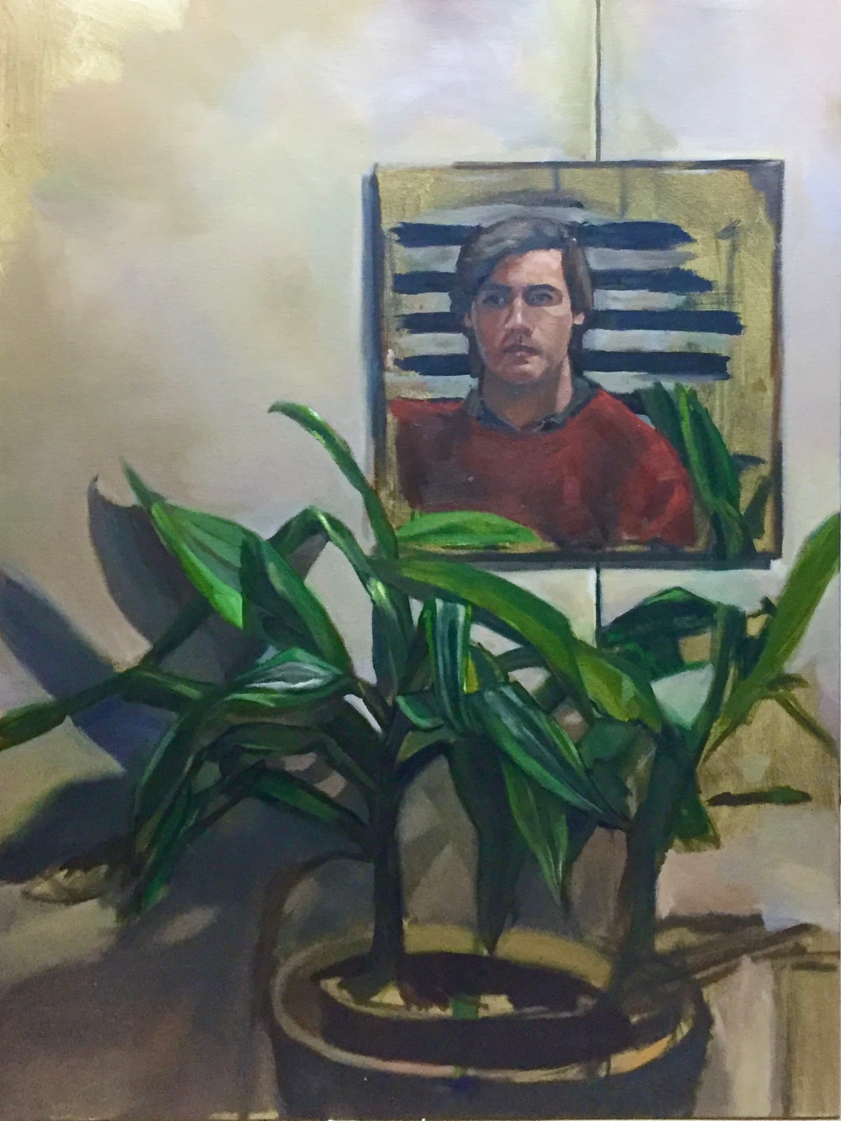 Self with fronds