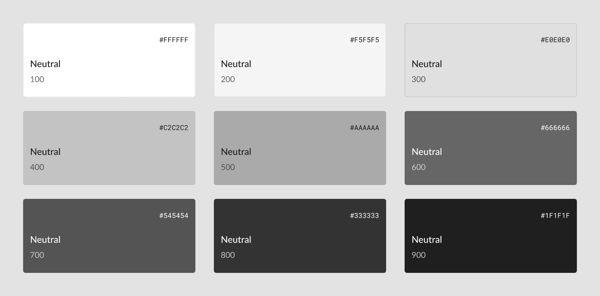 3. Neutrals