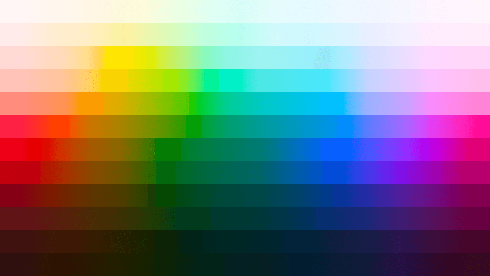 OKLCH gradient color spectrum